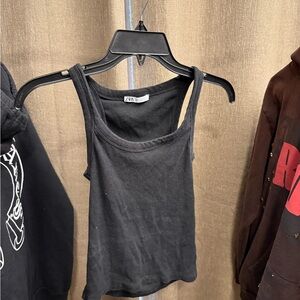 Zara Classic Black Tank Top